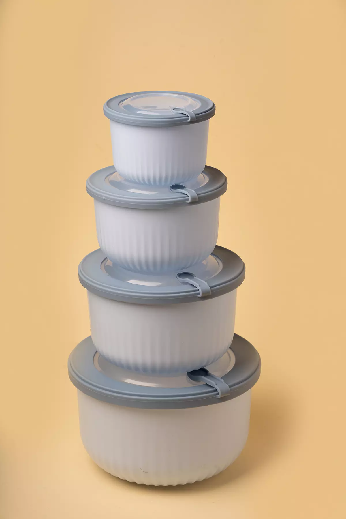 کاسه ۸ پارچه درب دار گرد آنیکسیا